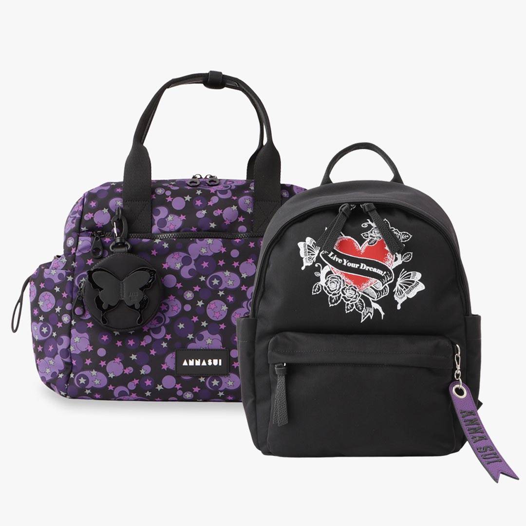 ＡＮNＡ SUIヴァケーションバックバック ANNA SUI ヴァケーション バックパック ブラック -人気ブランド